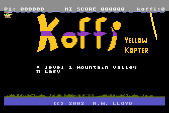 Koffi - Yellow Kopter Title Screen